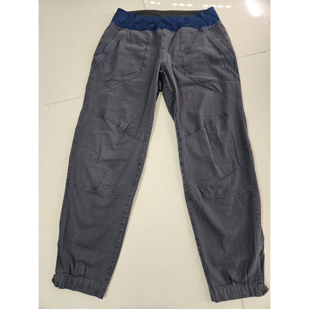 Patagonia Women's Caliza Rock Climbing Pants Organic Cotton Forge Grey Size 10